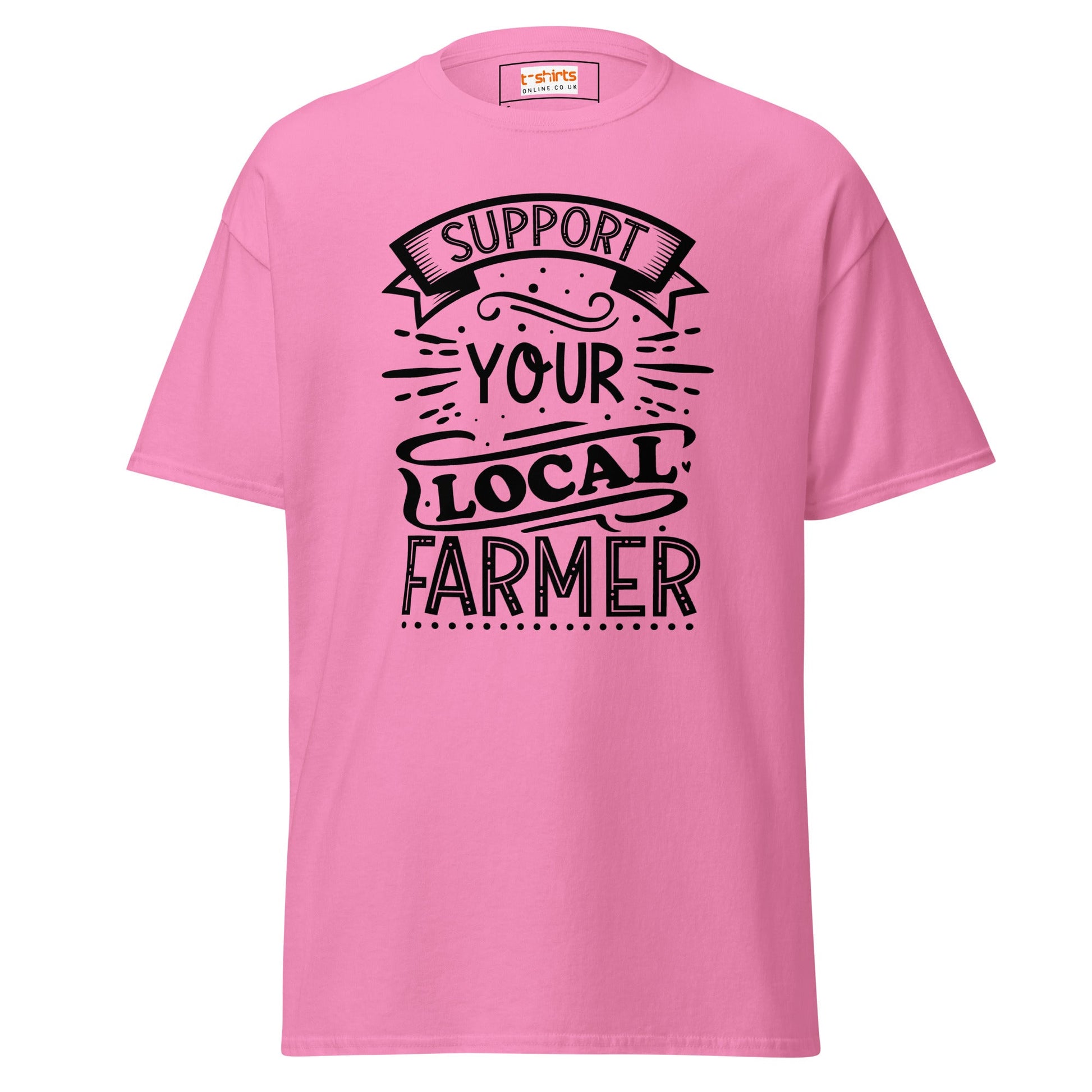 Support a Farmer | Farmer T-Shirt - Azalea - T-Shirts Online