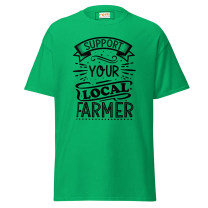 Support a Farmer | Farmer T-Shirt - Irish Green - T-Shirts Online