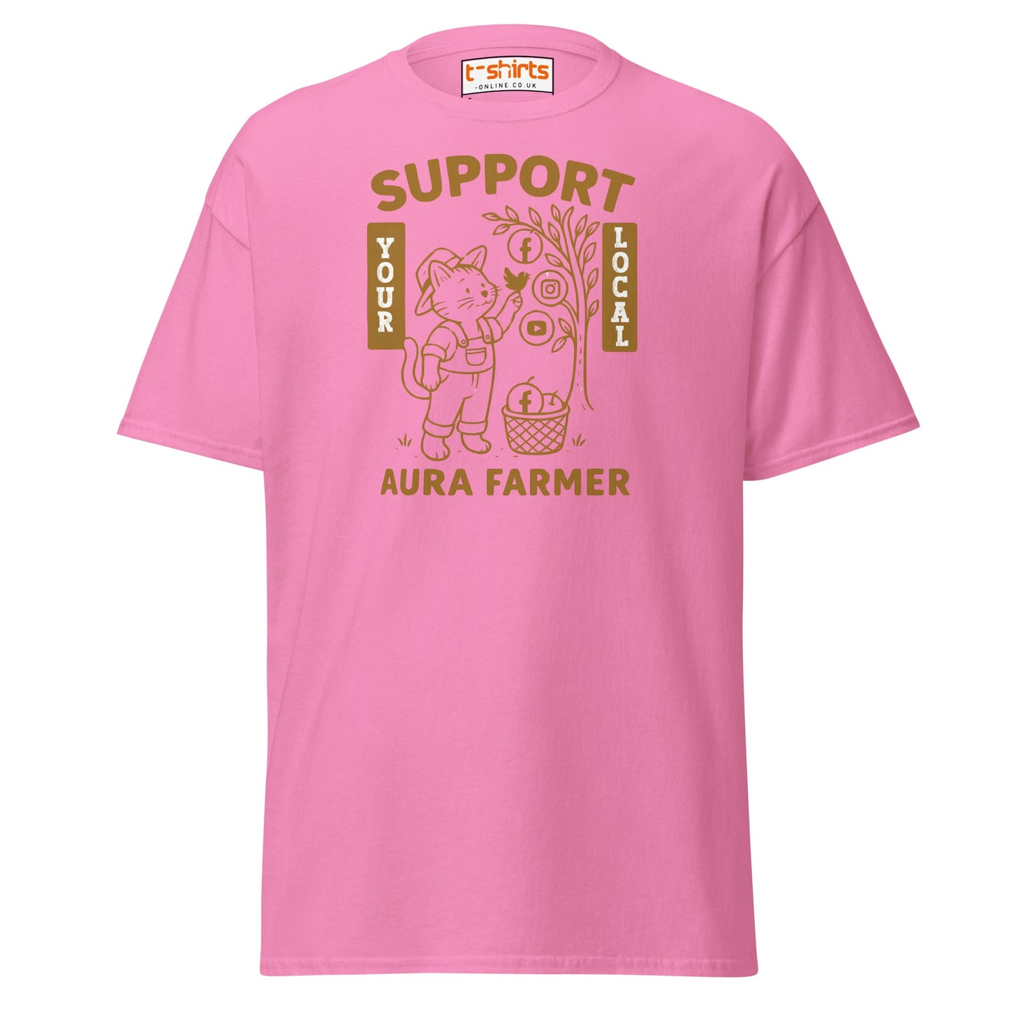 Support Your Local Aura Farmer T-Shirt - Azalea - T-Shirts Online