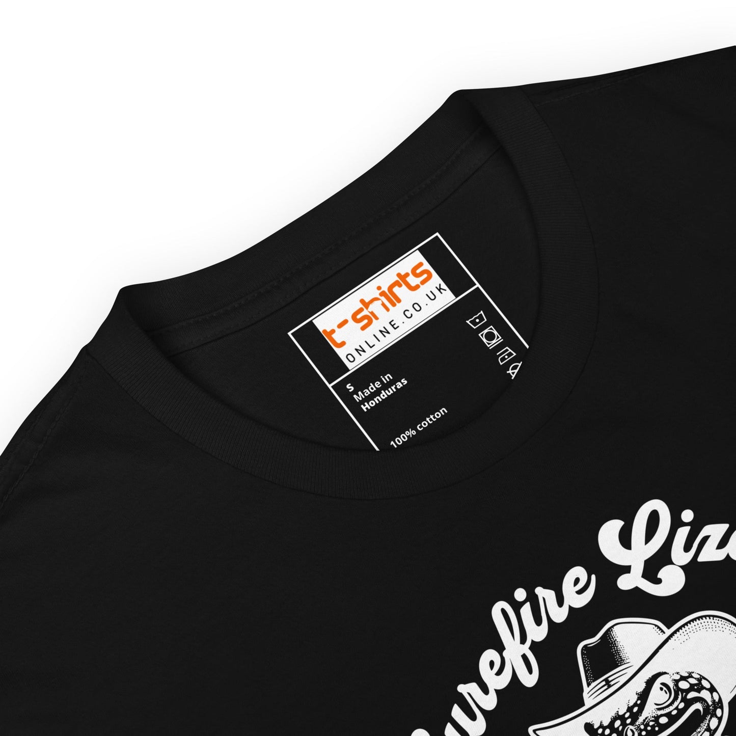 Surefire Lizard Cowboy T-Shirt - Black - T-Shirts Online