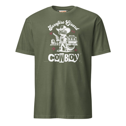 Surefire Lizard Cowboy T-Shirt - Military Green - T-Shirts Online