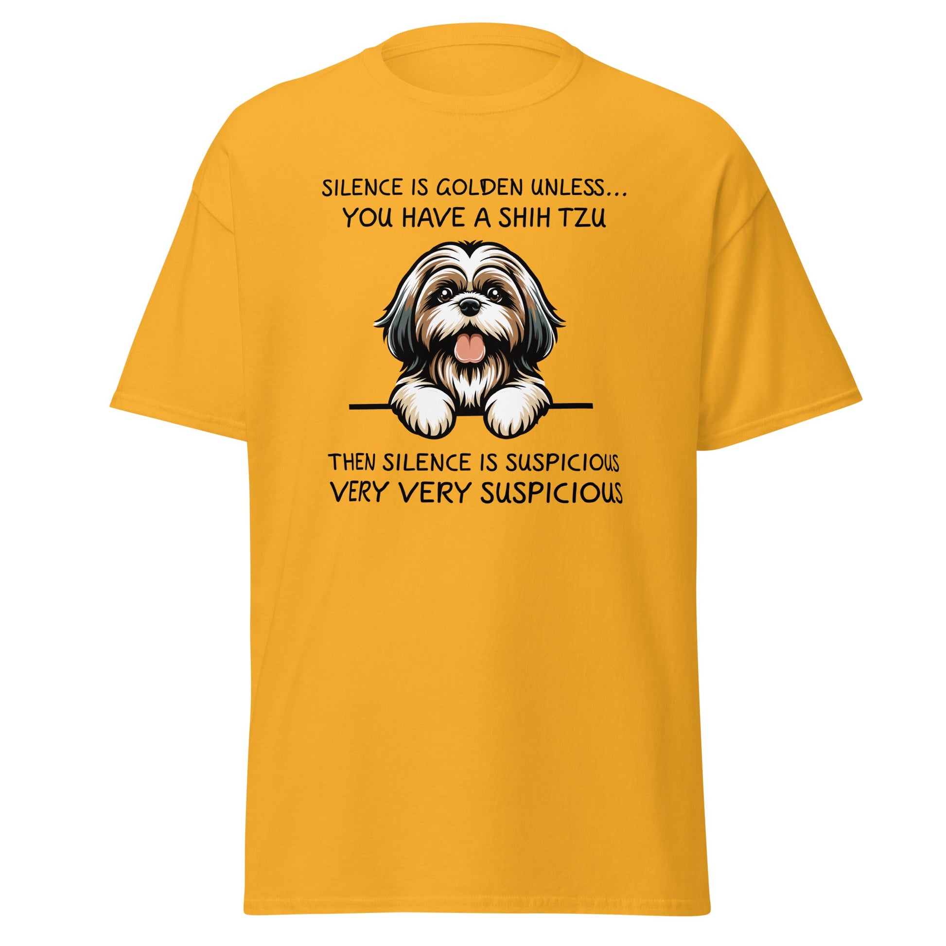 Suspicious Shih Tzu | Shih Tzu T-Shirt - T-Shirts Online