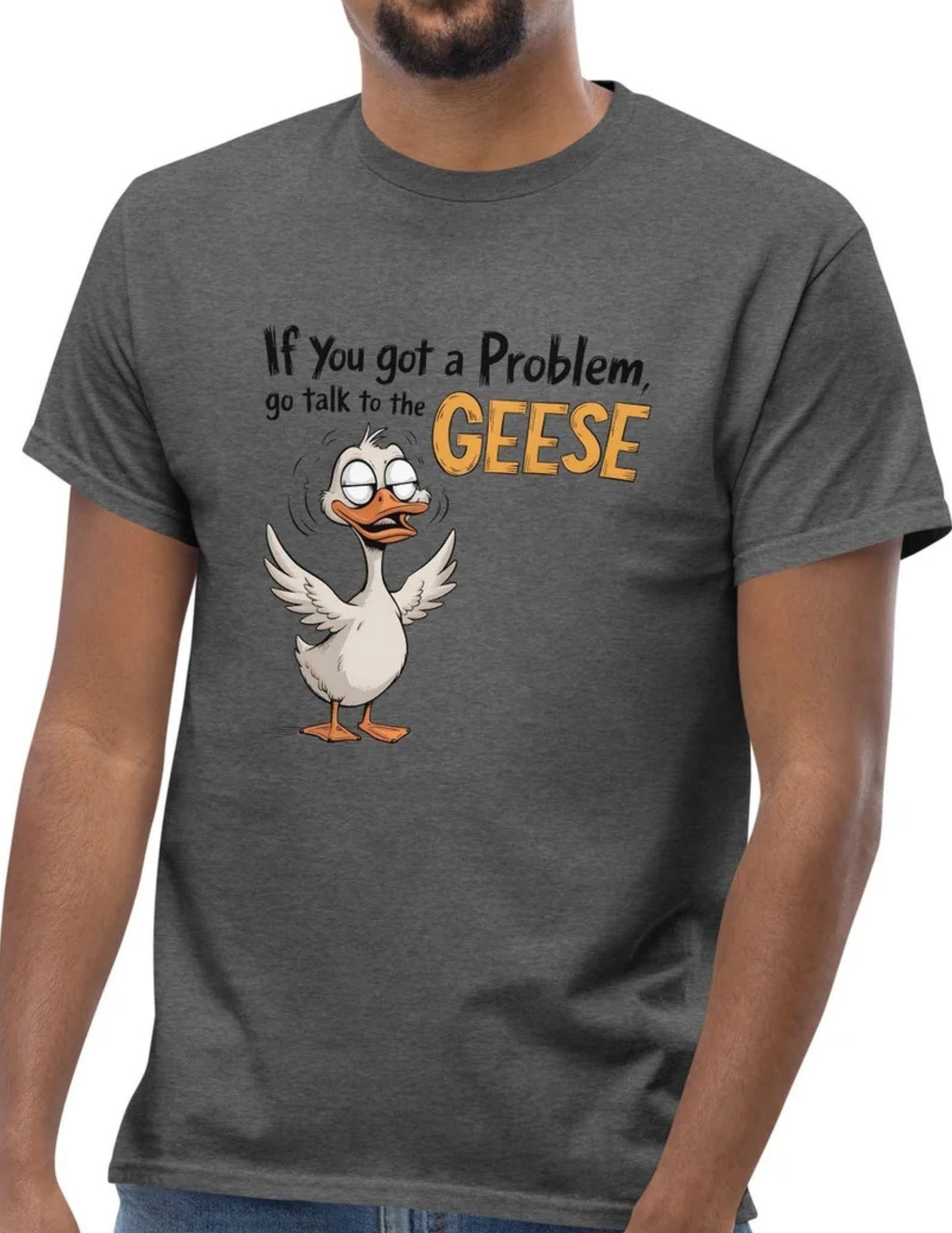 Talk to the Geese | Duck T-Shirt - Cardinal - T-Shirts Online