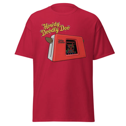 Talkie Toaster Howdy Doodly Doo Funny Sci - Fi T-Shirt - Cardinal - T-Shirts Online