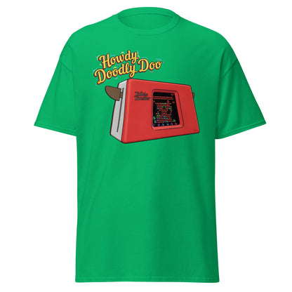 Talkie Toaster Howdy Doodly Doo Funny Sci - Fi T-Shirt - Irish Green - T-Shirts Online