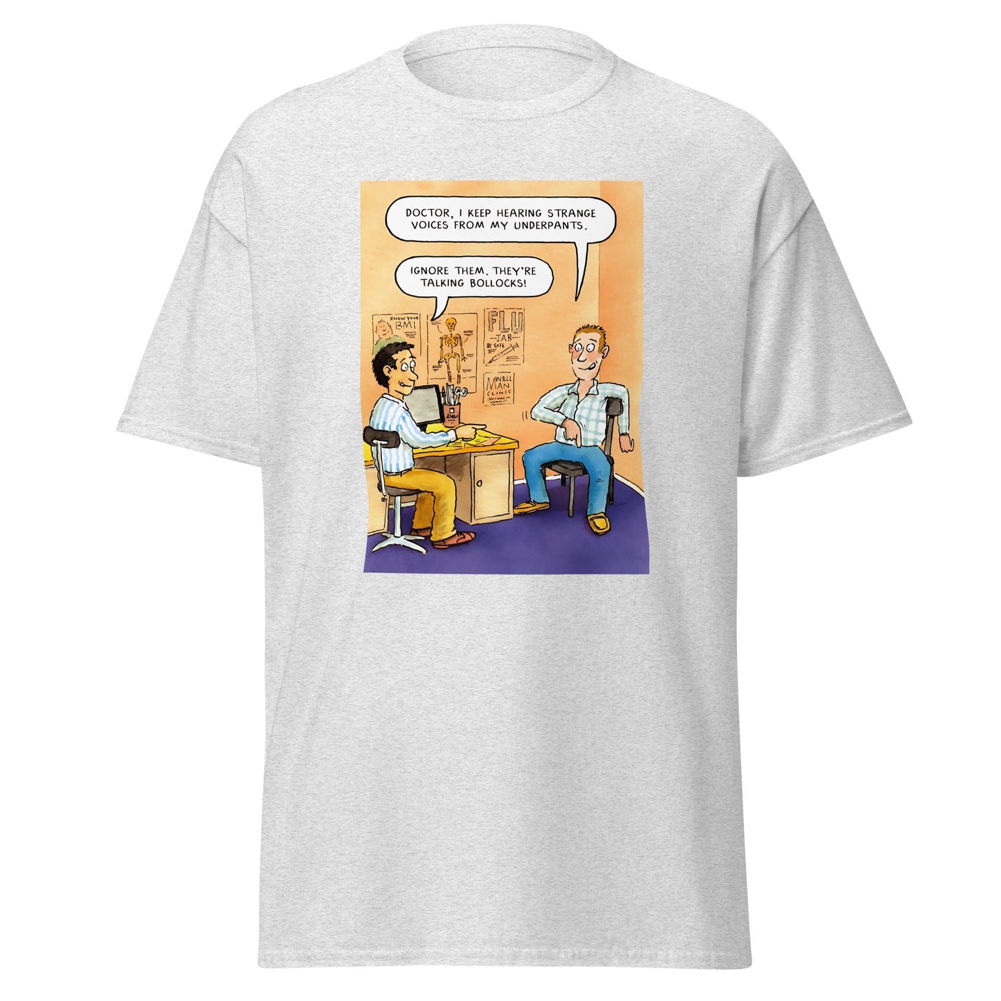 Talking B#llocks | Meme T-Shirt - Ash - T-Shirts Online