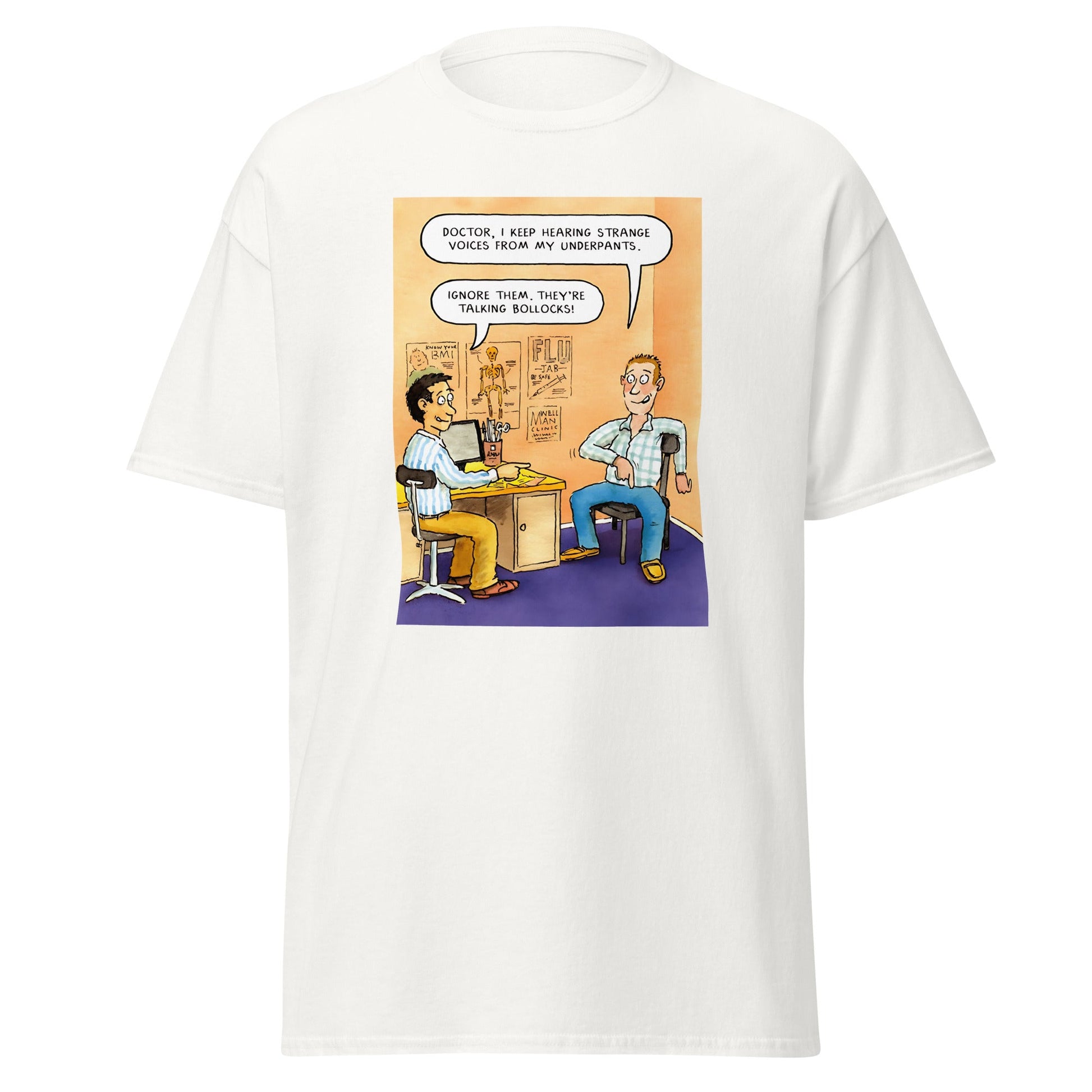 Talking B#llocks | Meme T-Shirt - White - T-Shirts Online