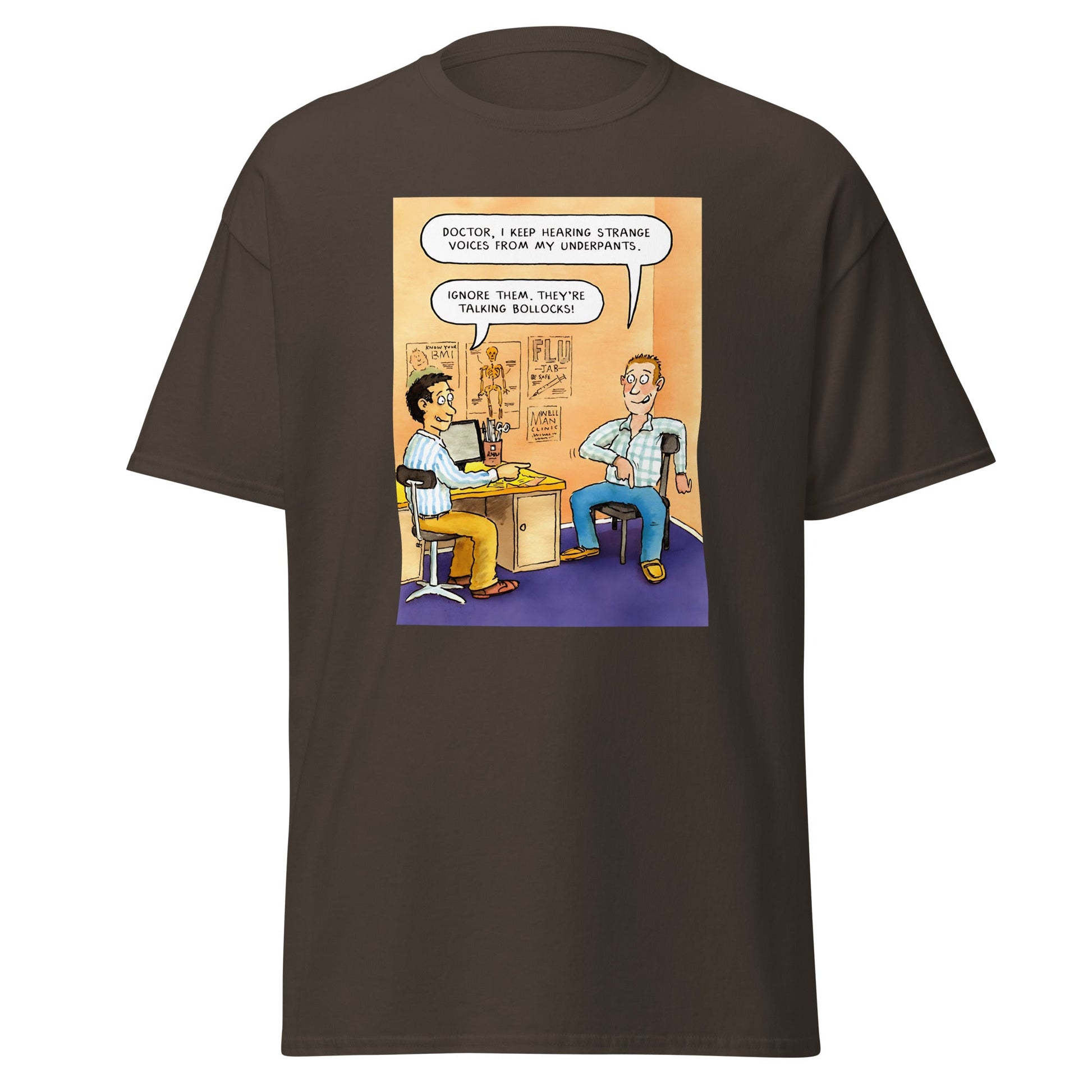Talking B#llocks | Meme T-Shirt - Dark Chocolate - T-Shirts Online