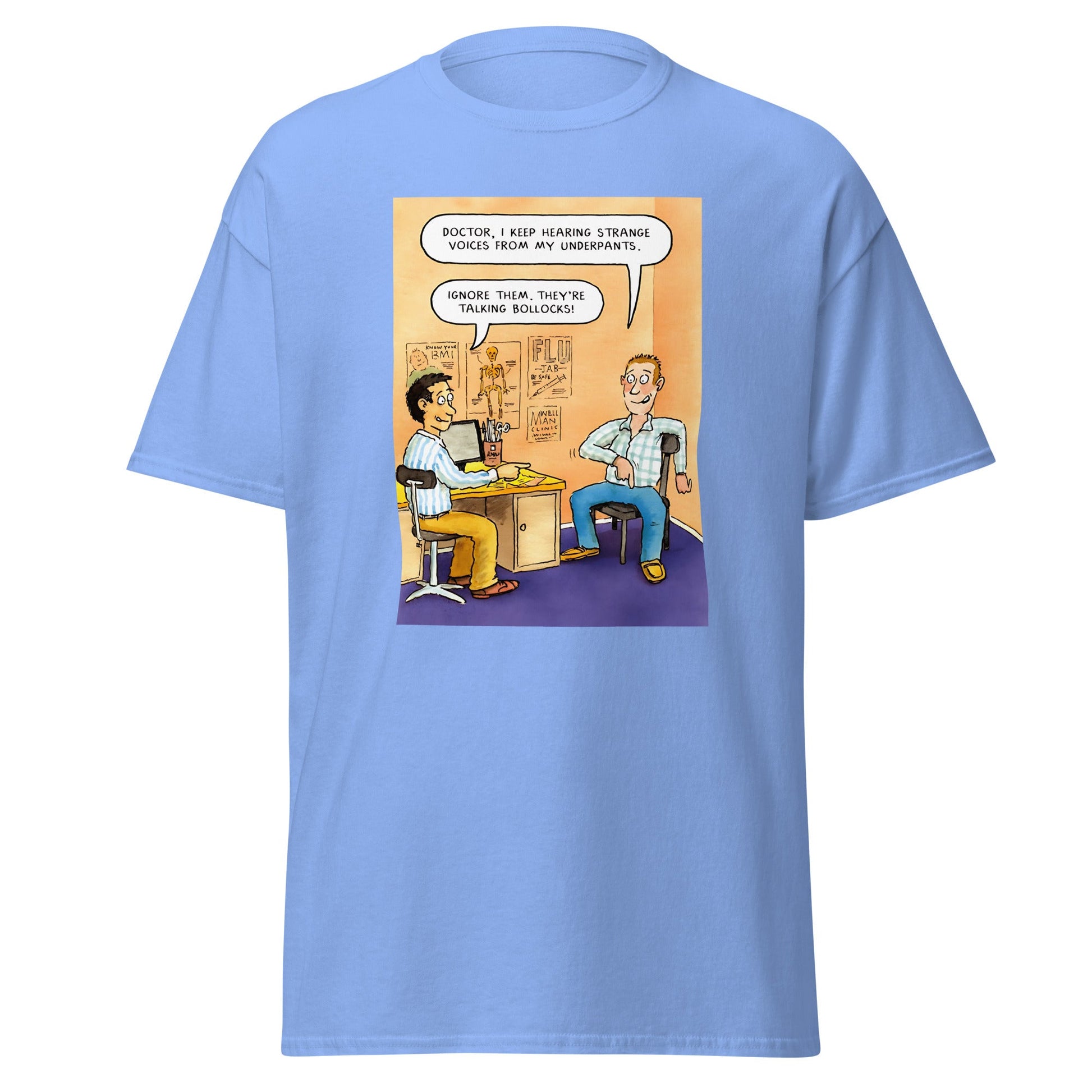 Talking B#llocks | Meme T-Shirt - Carolina Blue - T-Shirts Online