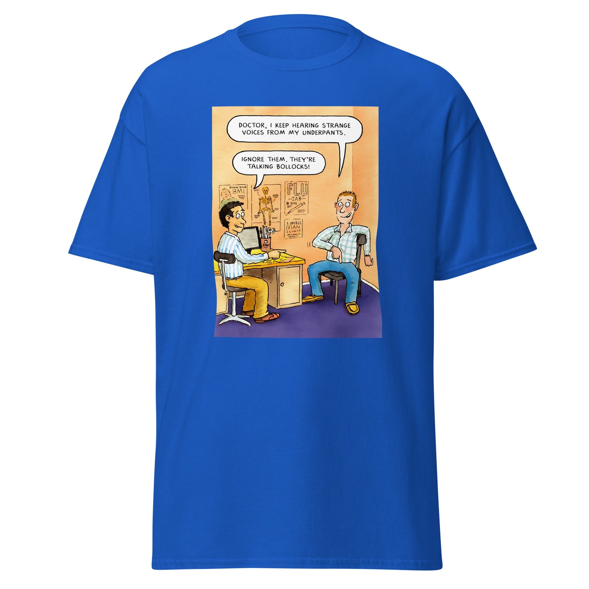 Talking B#llocks | Meme T-Shirt - Royal - T-Shirts Online