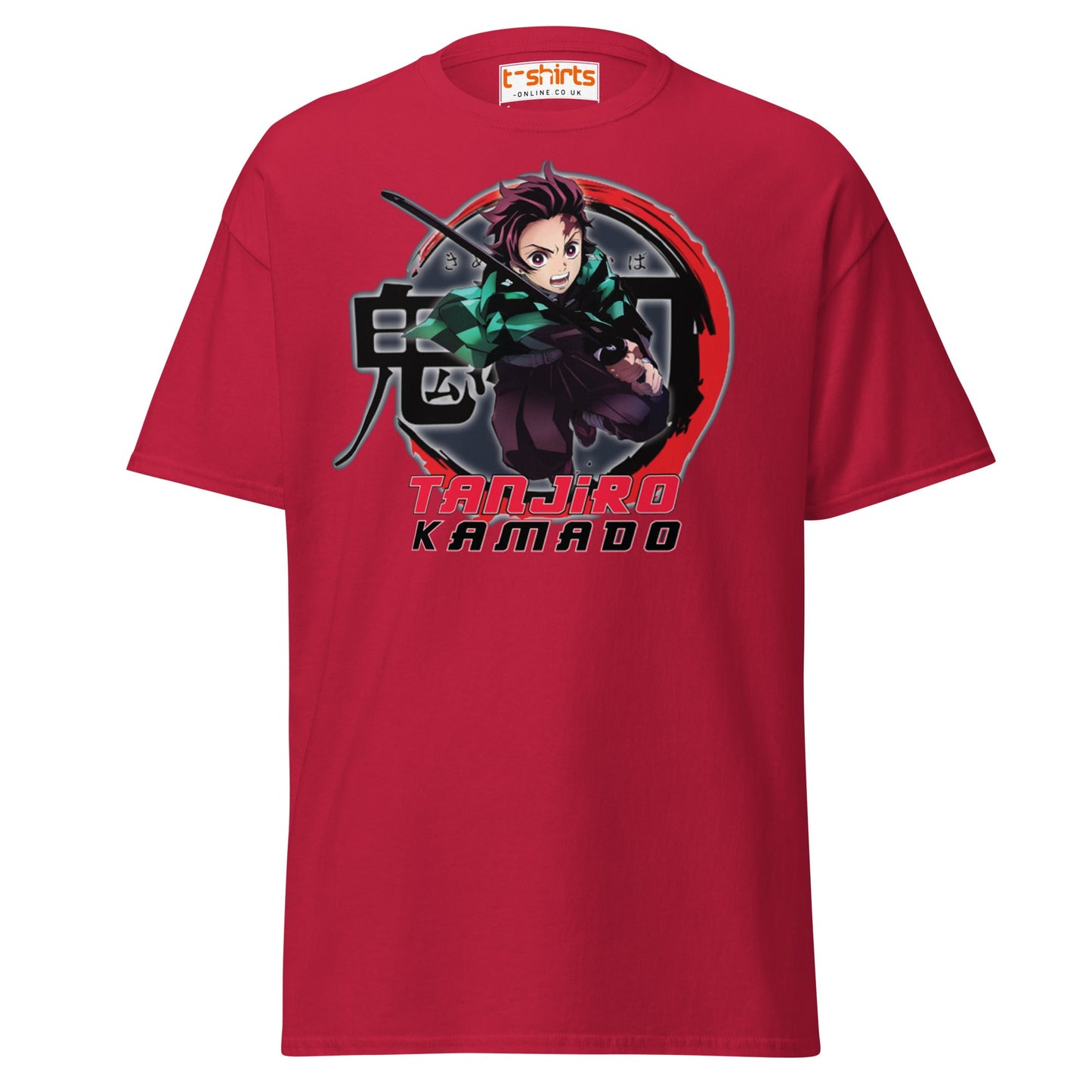 Tanjiro Kamado T-Shirt – Anime Warrior Battle Tee - Cardinal - T-Shirts Online