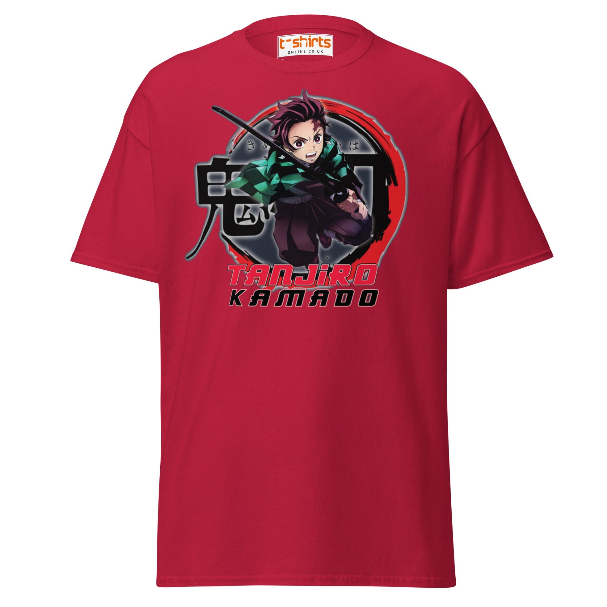 Tanjiro Kamado T-Shirt – Anime Warrior Battle Tee - Cardinal - T-Shirts Online