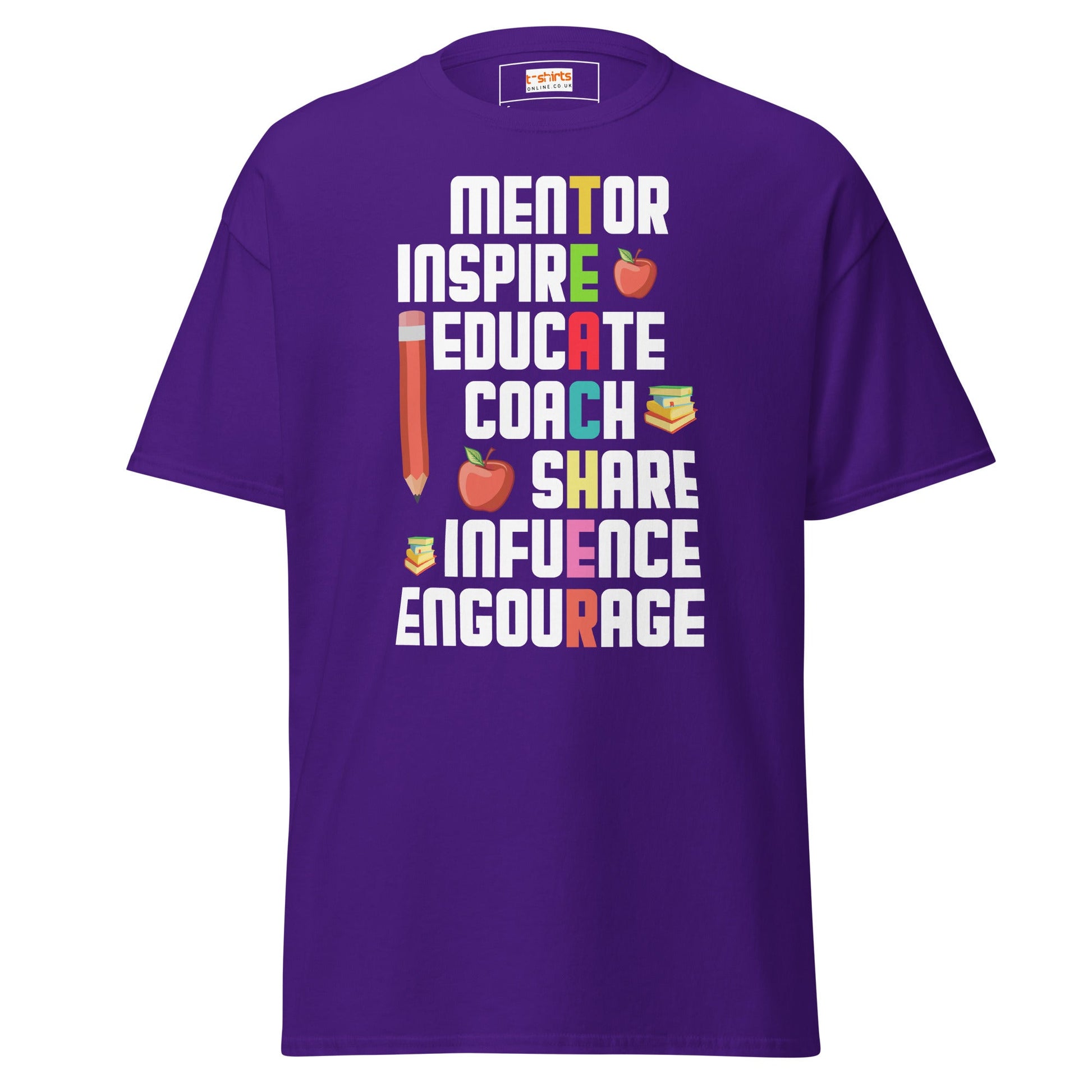 Teachers Day | Teacher T-Shirt - Purple - T-Shirts Online