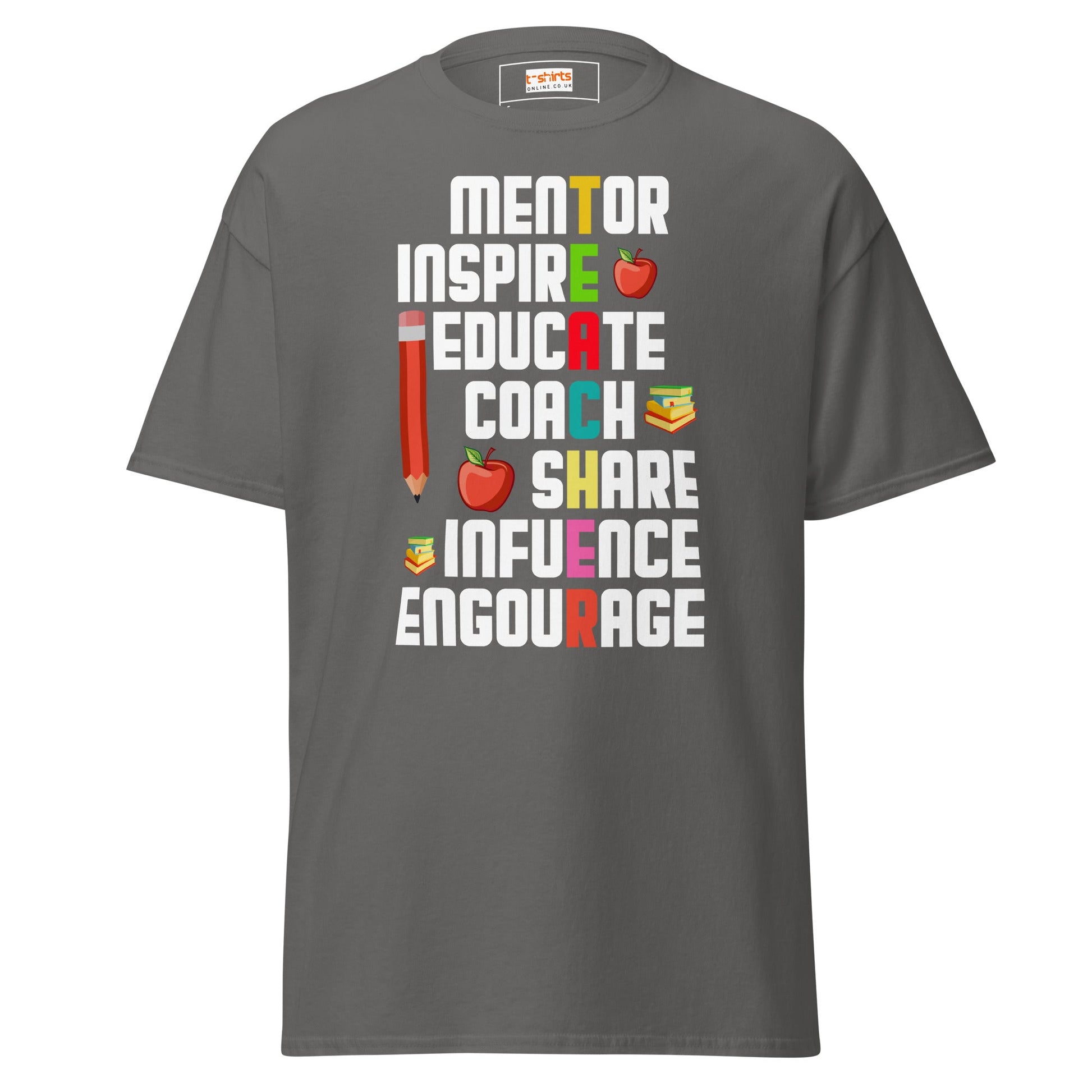 Teachers Day | Teacher T-Shirt - Charcoal - T-Shirts Online