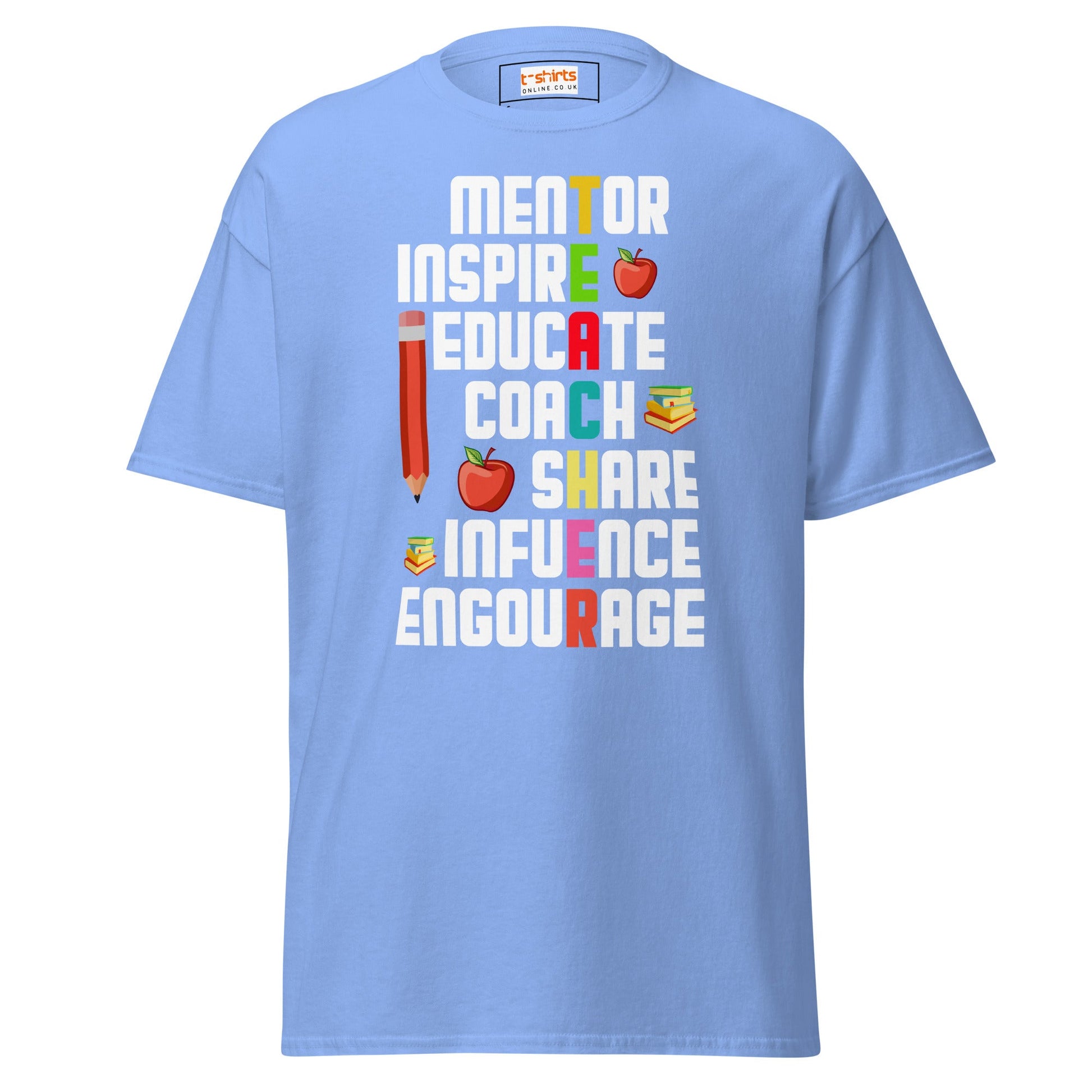 Teachers Day | Teacher T-Shirt - Carolina Blue - T-Shirts Online