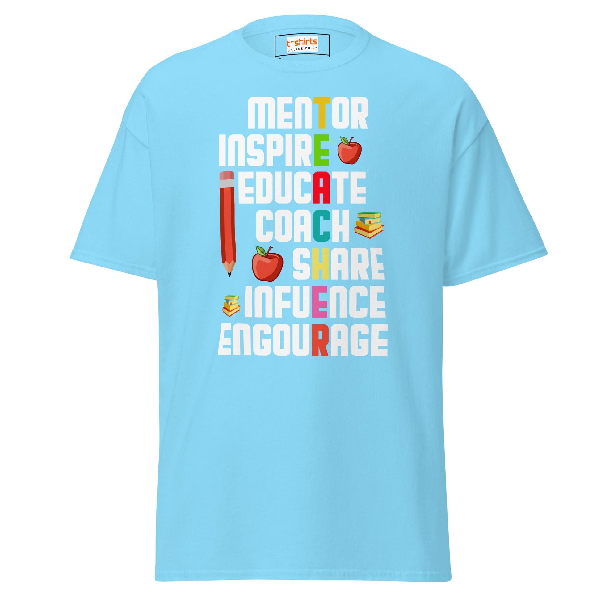 Teachers Day | Teacher T-Shirt - Sky - T-Shirts Online