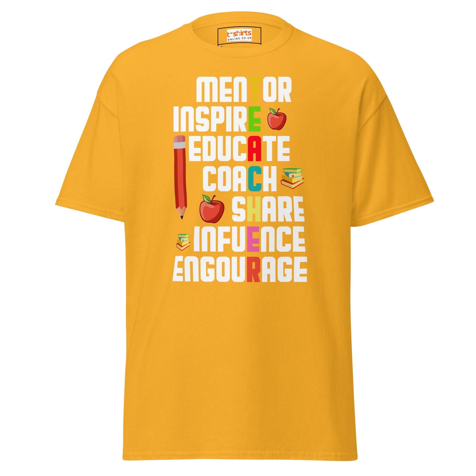 Teachers Day | Teacher T-Shirt - Gold - T-Shirts Online