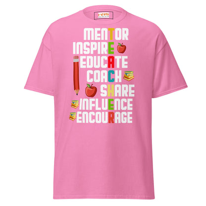 Teacher’s Day T‑Shirt – Heartfelt Teacher Appreciation Graphic Tee - Azalea - T-Shirts Online