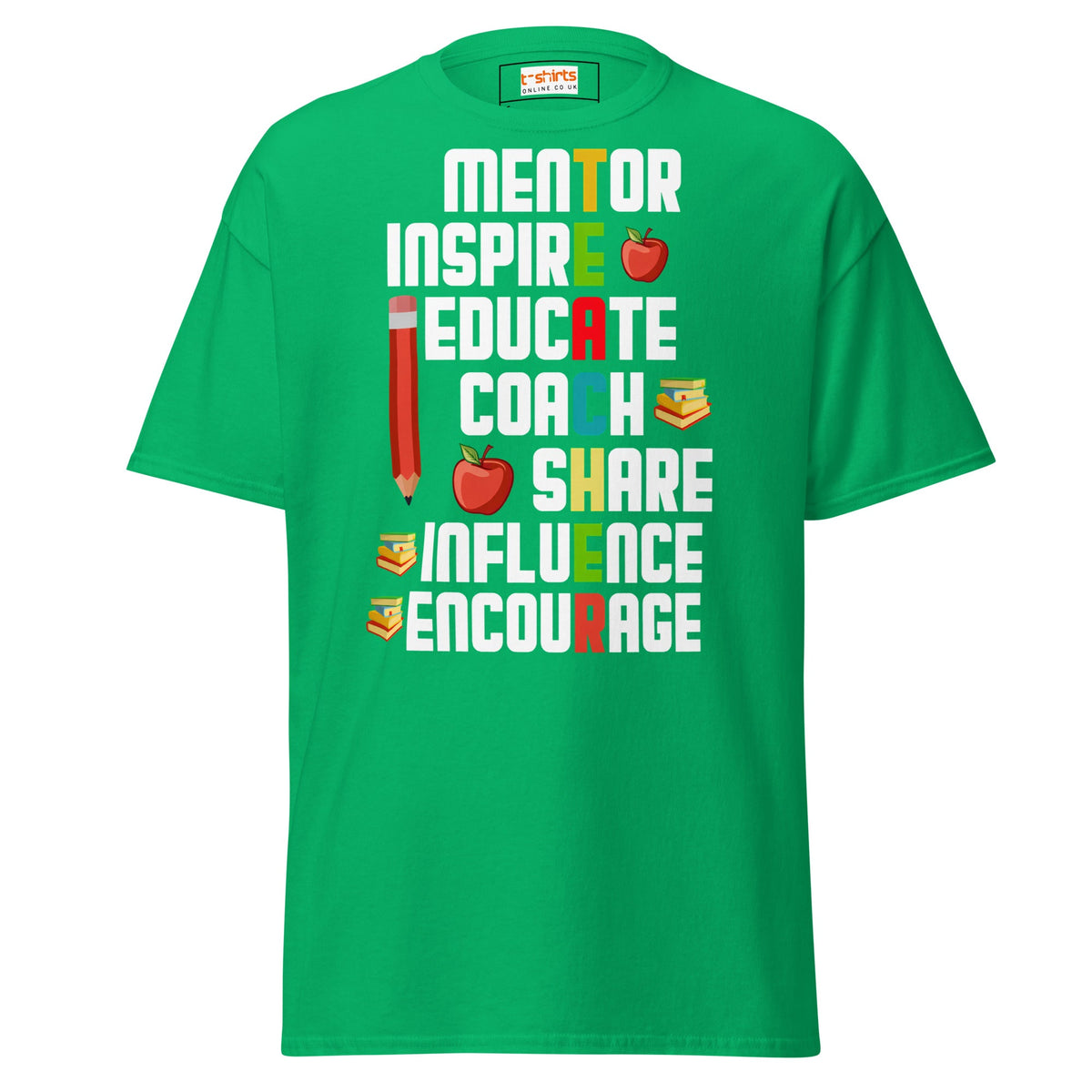Teacher’s Day T‑Shirt – Heartfelt Teacher Appreciation Graphic Tee - Irish Green - T-Shirts Online