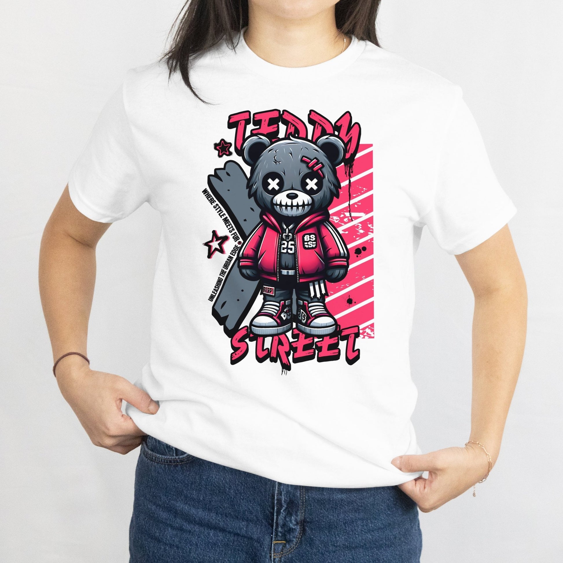 Teddy Voodoo Doll T-Shirt | Graphic Bold Tee - Black - T-Shirts Online