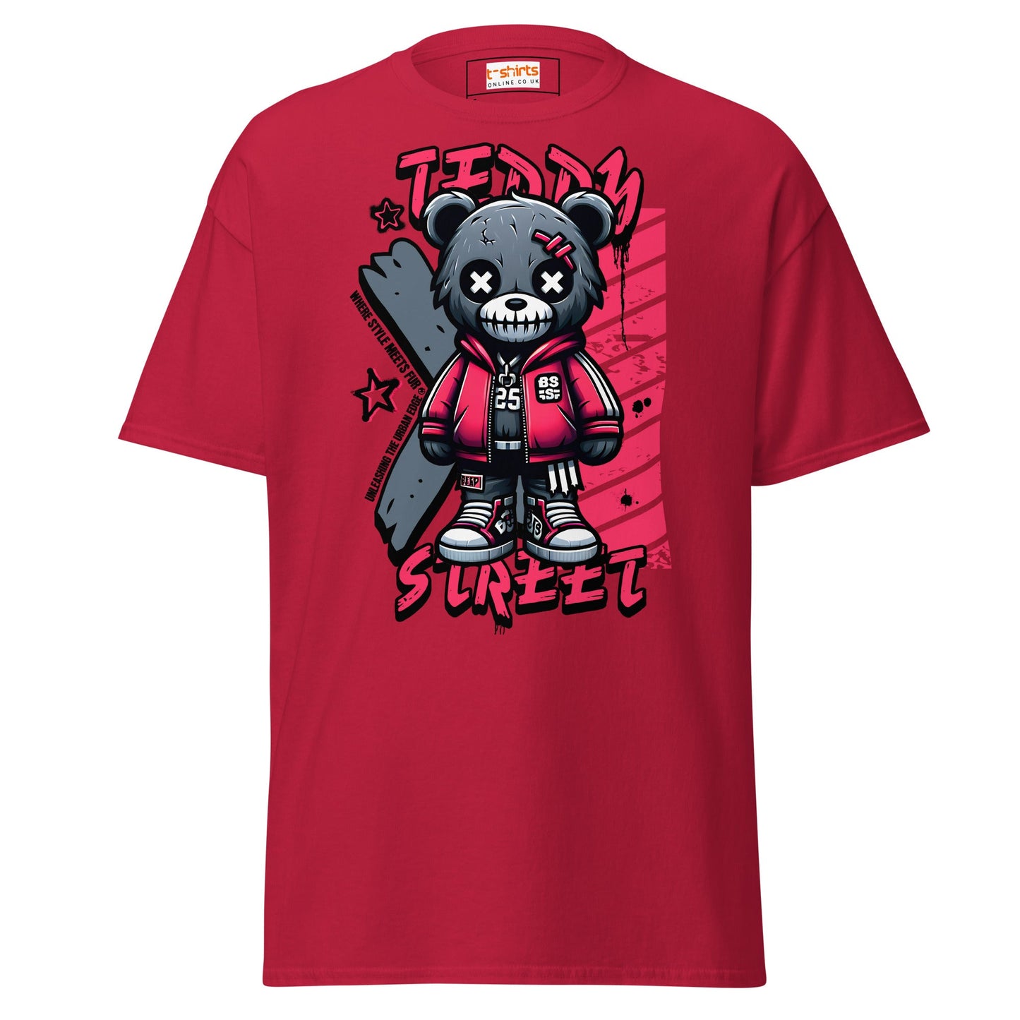 Teddy Voodoo Doll T-Shirt | Graphic Bold Tee - Cardinal - T-Shirts Online