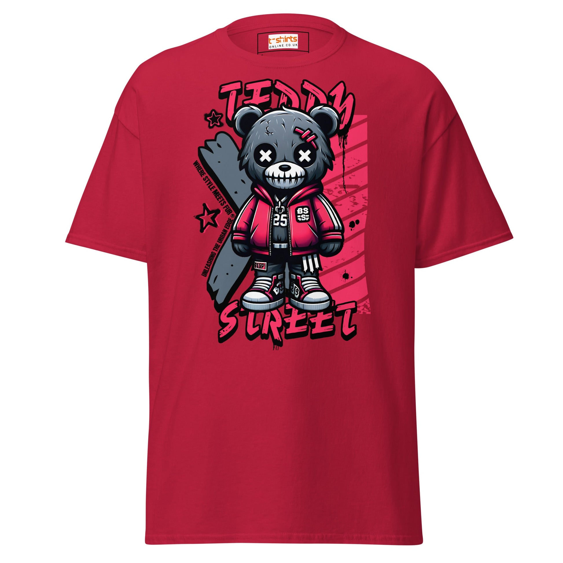 Teddy Voodoo Doll T-Shirt | Graphic Bold Tee - Cardinal - T-Shirts Online