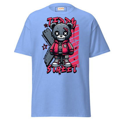 Teddy Voodoo Doll T-Shirt | Graphic Bold Tee - Carolina Blue - T-Shirts Online