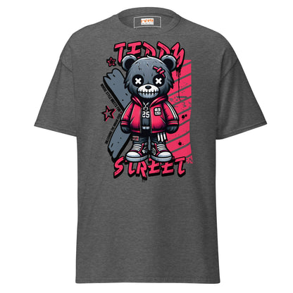 Teddy Voodoo Doll T-Shirt | Graphic Bold Tee - Dark Heather - T-Shirts Online