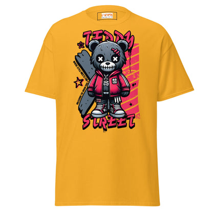 Teddy Voodoo Doll T-Shirt | Graphic Bold Tee - Gold - T-Shirts Online