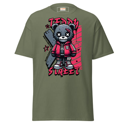 Teddy Voodoo Doll T-Shirt | Graphic Bold Tee - Military Green - T-Shirts Online
