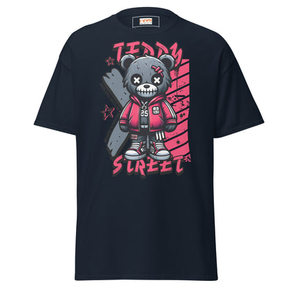 Teddy Voodoo Doll T-Shirt | Graphic Bold Tee - Navy - T-Shirts Online