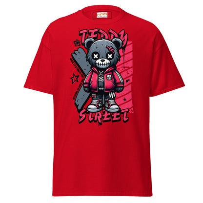 Teddy Voodoo Doll T-Shirt | Graphic Bold Tee - Red - T-Shirts Online