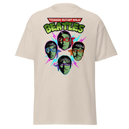 Teenage Mutant Ninja Beatles T-Shirt – TMNT Parody Tee - Natural - T-Shirts Online