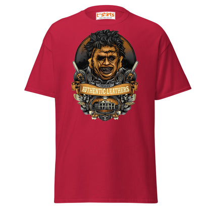 Texas Horror T-Shirt | Authentic Leathers Design - Cardinal - T-Shirts Online