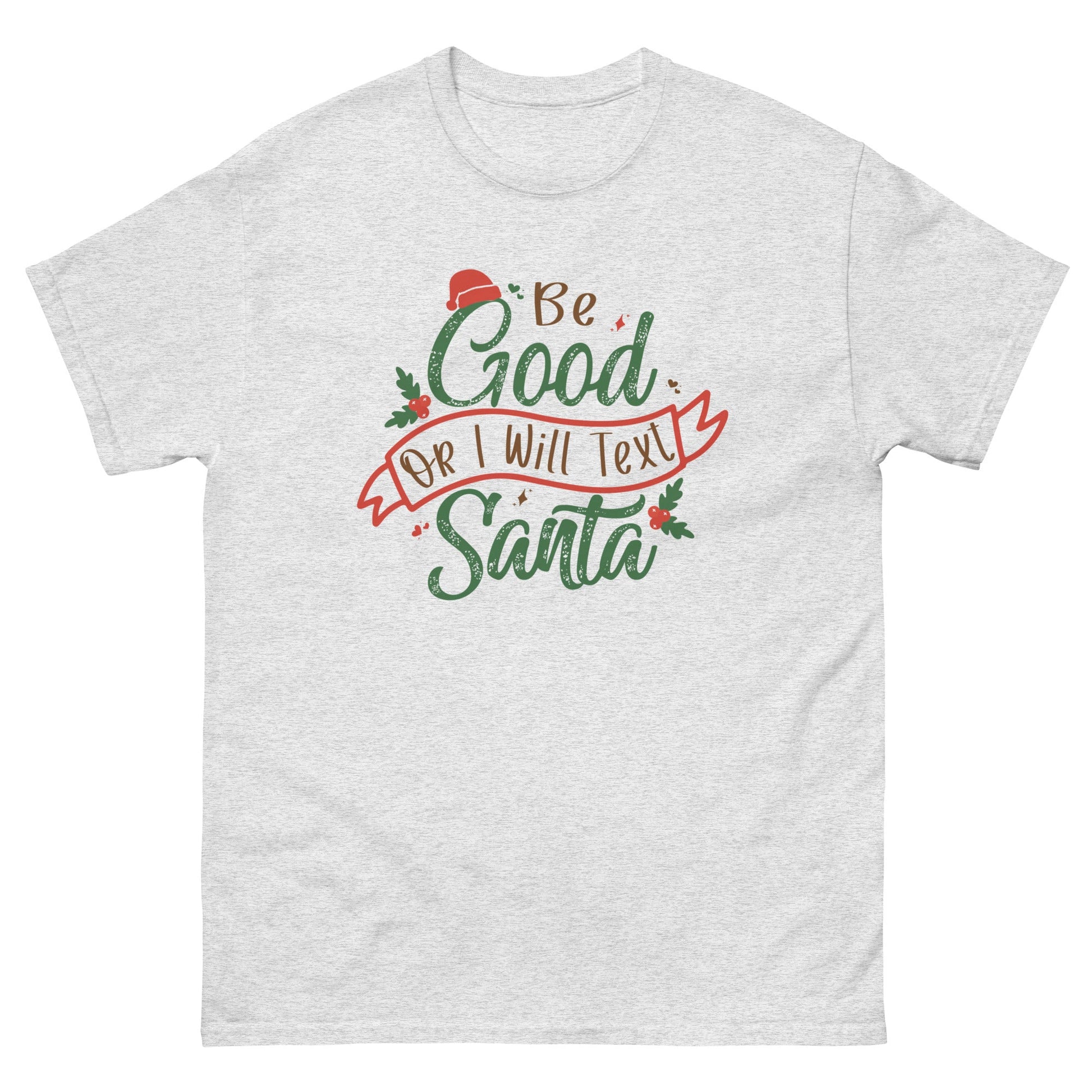 Text Santa | Christmas T-Shirt - T-Shirts Online