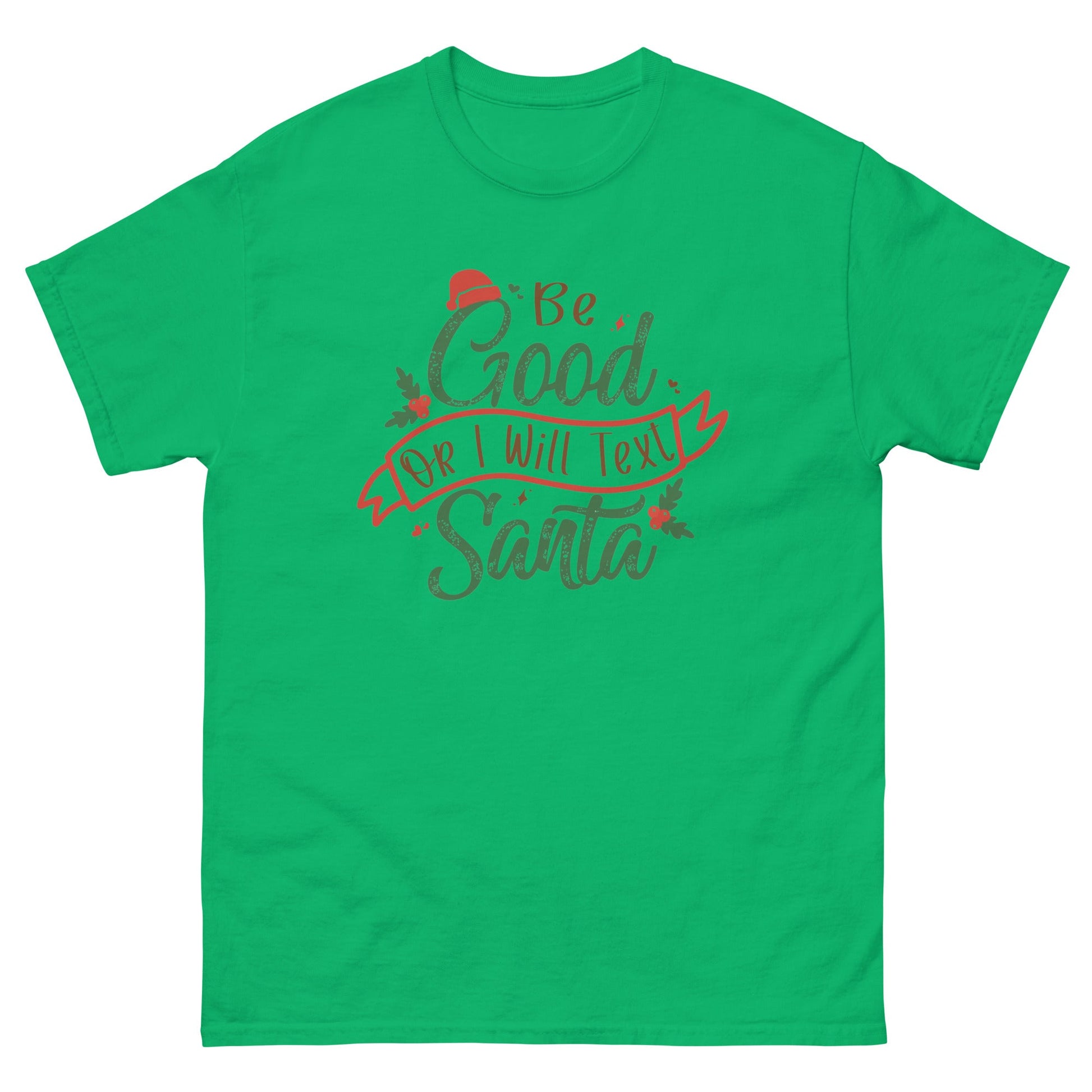 Text Santa | Christmas T-Shirt - T-Shirts Online