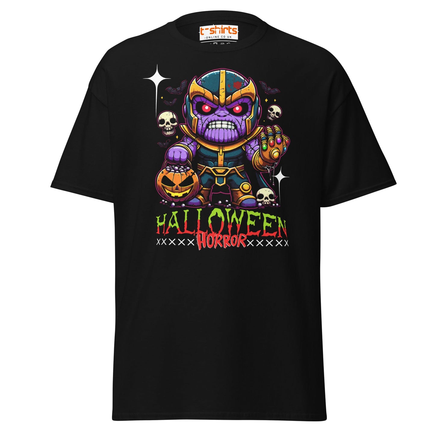 Thanos Parody Halloween T-Shirt | Funny Villain Tee - S - T-Shirts Online