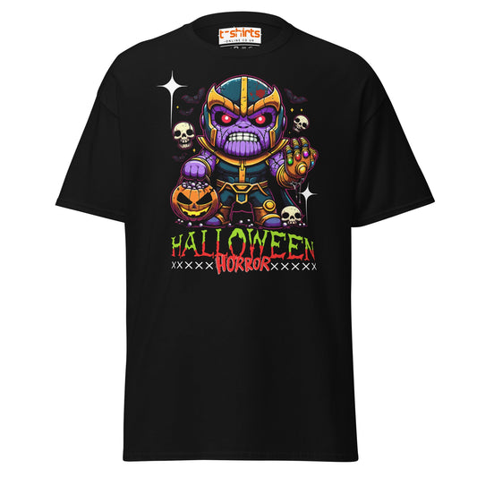 Thanos Parody Halloween T-Shirt | Funny Villain Tee - S - T-Shirts Online