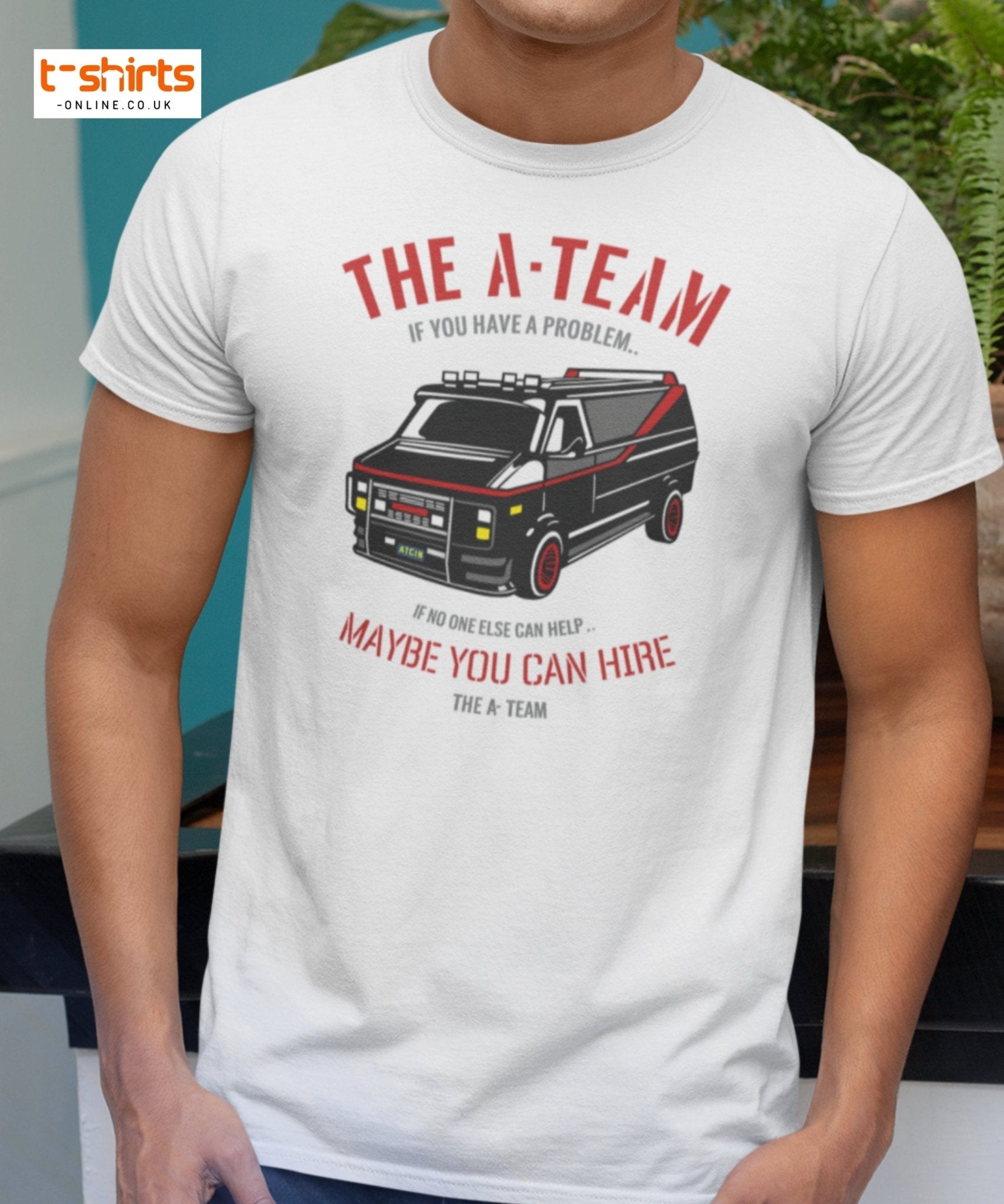 The A - Team Van T-Shirt | Retro Action Classic Tee - Black - T-Shirts Online