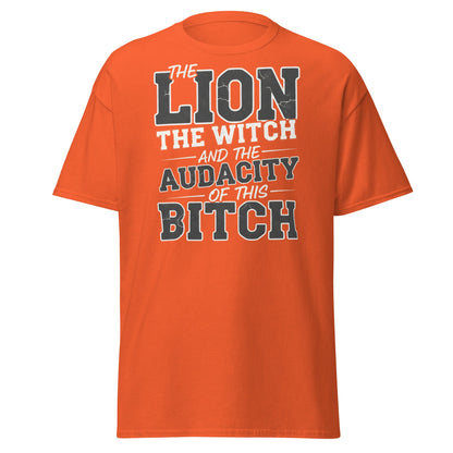 The Audacity T-Shirt – Funny Bold Statement Tee - Orange - T-Shirts Online