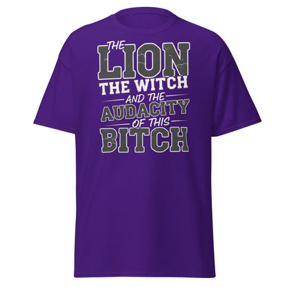 The Audacity T-Shirt – Funny Bold Statement Tee - Purple - T-Shirts Online
