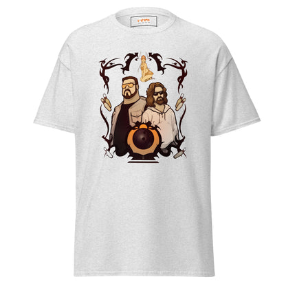 The Big Lewbowski | Movie Bowling T-Shirt - Ash - T-Shirts Online
