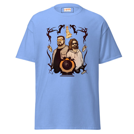 The Big Lewbowski | Movie Bowling T-Shirt - Carolina Blue - T-Shirts Online
