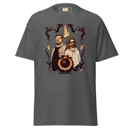 The Big Lewbowski | Movie Bowling T-Shirt - Dark Heather - T-Shirts Online