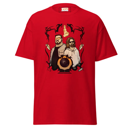 The Big Lewbowski | Movie Bowling T-Shirt - Red - T-Shirts Online