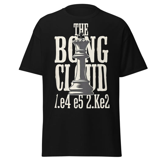 The Bongcloud Attack Chess T-Shirt - Funny Meme Chess Tee - Black - T-Shirts Online