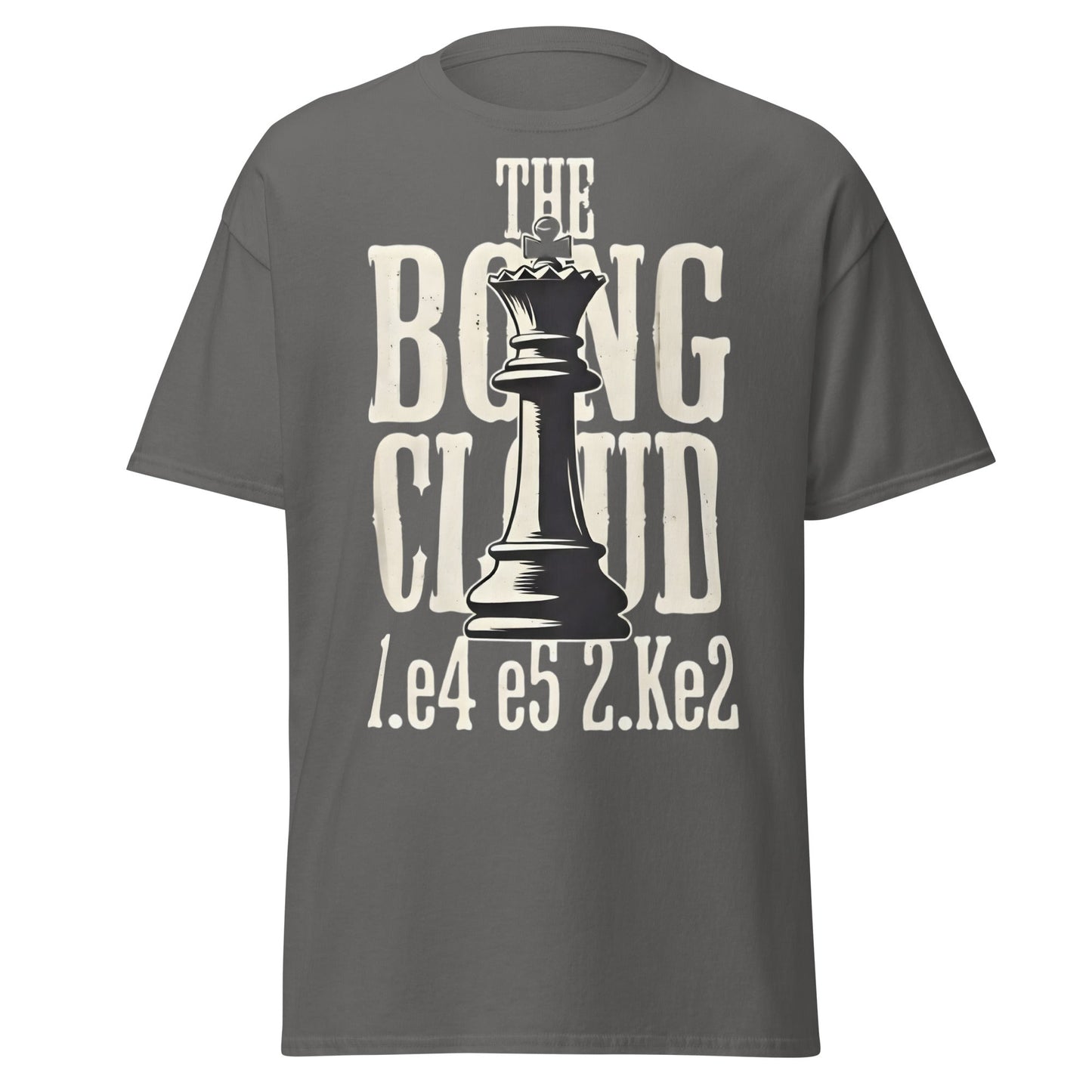 The Bongcloud Attack Chess T-Shirt - Funny Meme Chess Tee - Charcoal - T-Shirts Online