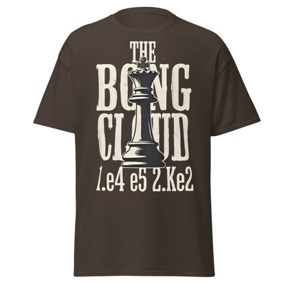 The Bongcloud Attack Chess T-Shirt - Funny Meme Chess Tee - Dark Chocolate - T-Shirts Online