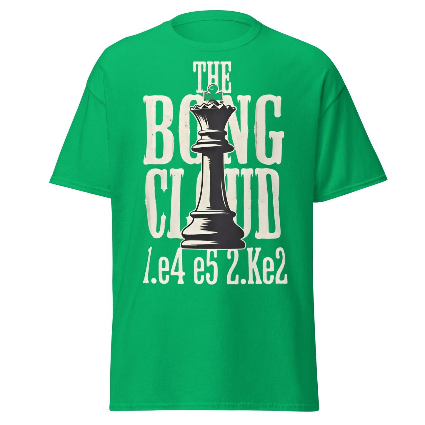 The Bongcloud Attack Chess T-Shirt - Funny Meme Chess Tee - Irish Green - T-Shirts Online