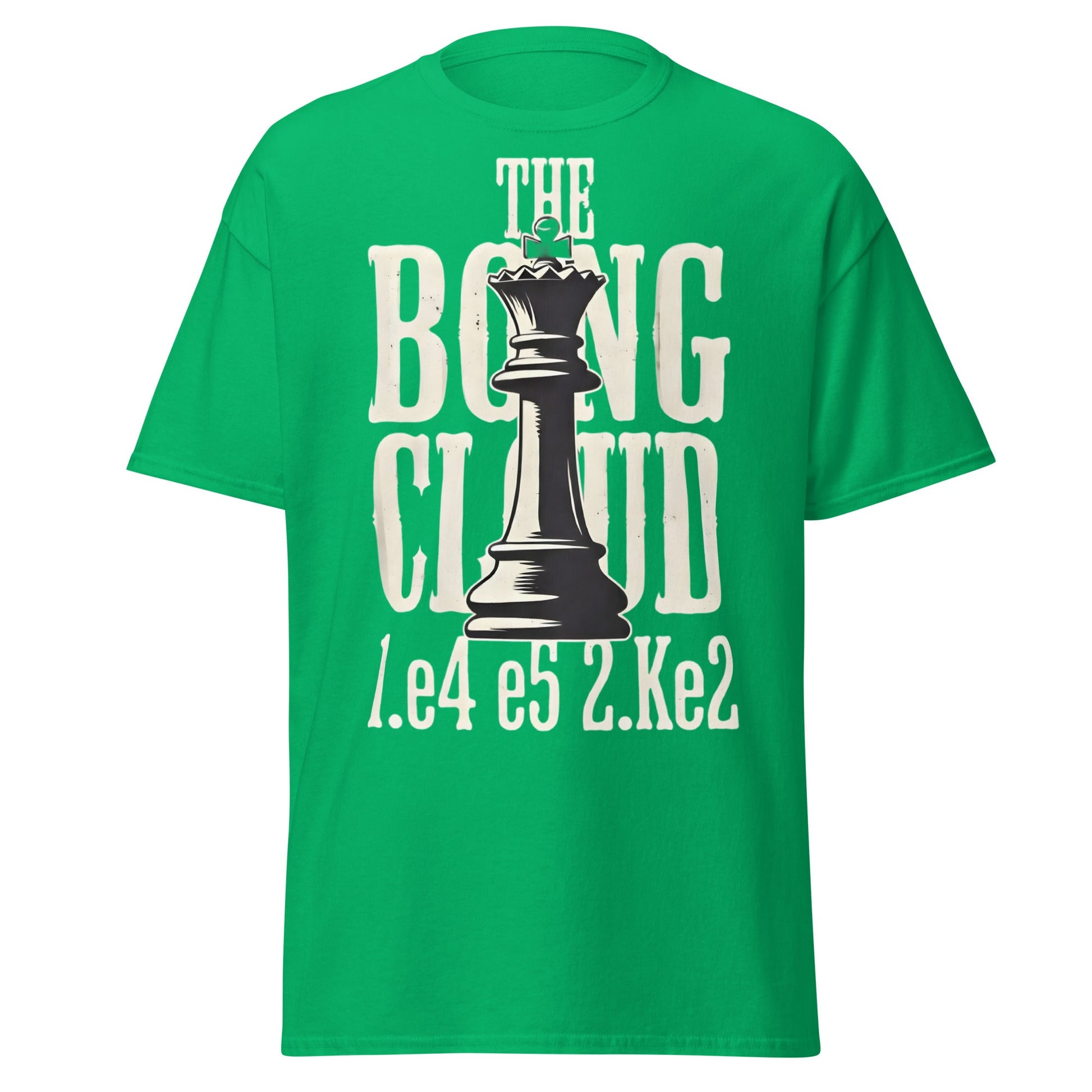The Bongcloud Attack Chess T-Shirt - Funny Meme Chess Tee - Irish Green - T-Shirts Online